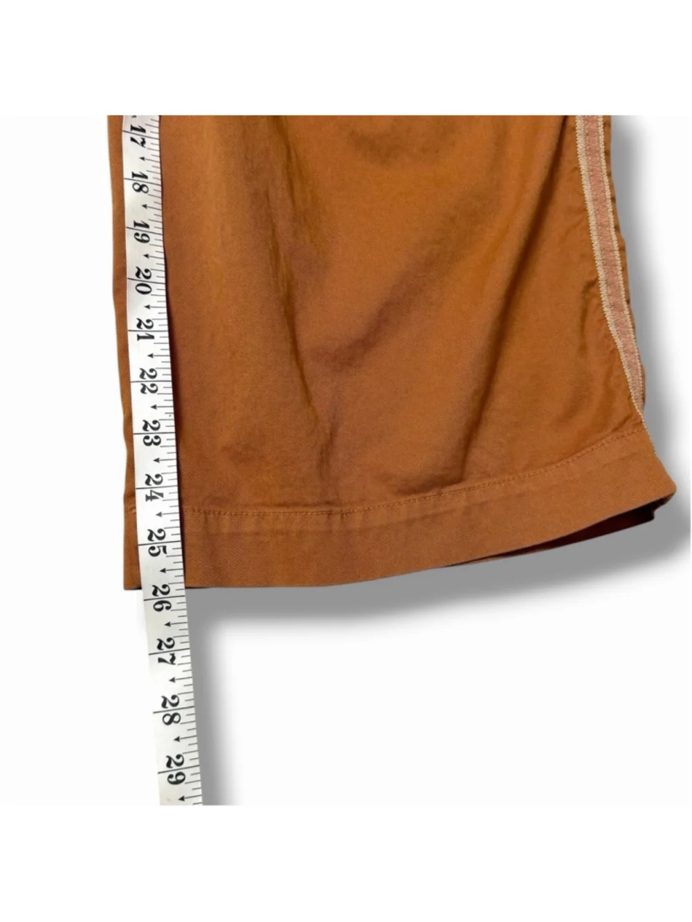 Veronica Beard Ryder Pants Women Size 27/4 In Clay Wide Leg 11” Pleat Front